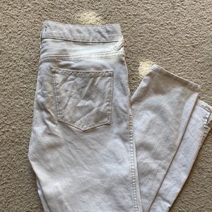 Free People - White cropped jeans